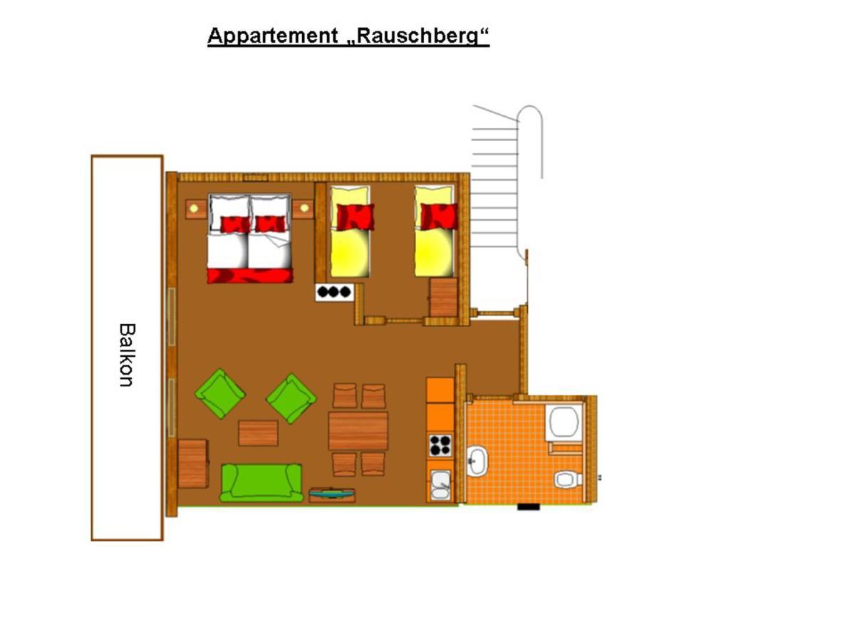 Ahorn-Appartements - Chiemgau Karte 인젤 외부 사진